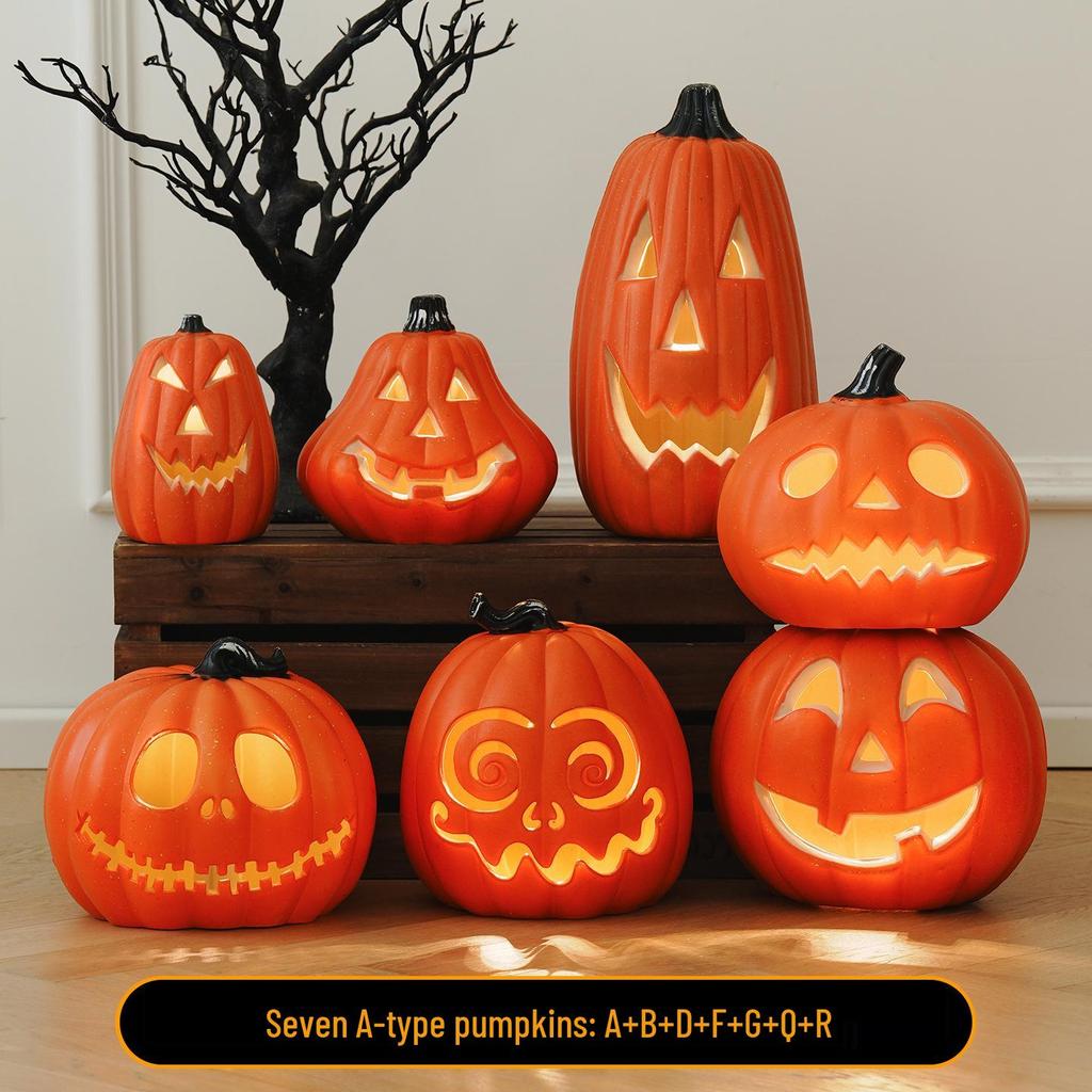 Große Halloween-Kürbis-Laterne für Innen-/Außen dekoration