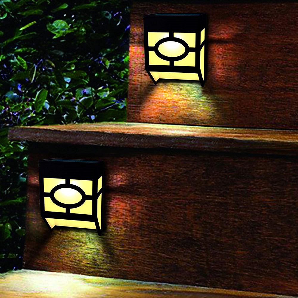Solar Power Wall Mount LED Light Outdoor Garden Path Landscape Fence Yard Lamp C Solar Power Wall Mount LED Light Outdoor Garden Path Landscape Fence Yard Lamp C