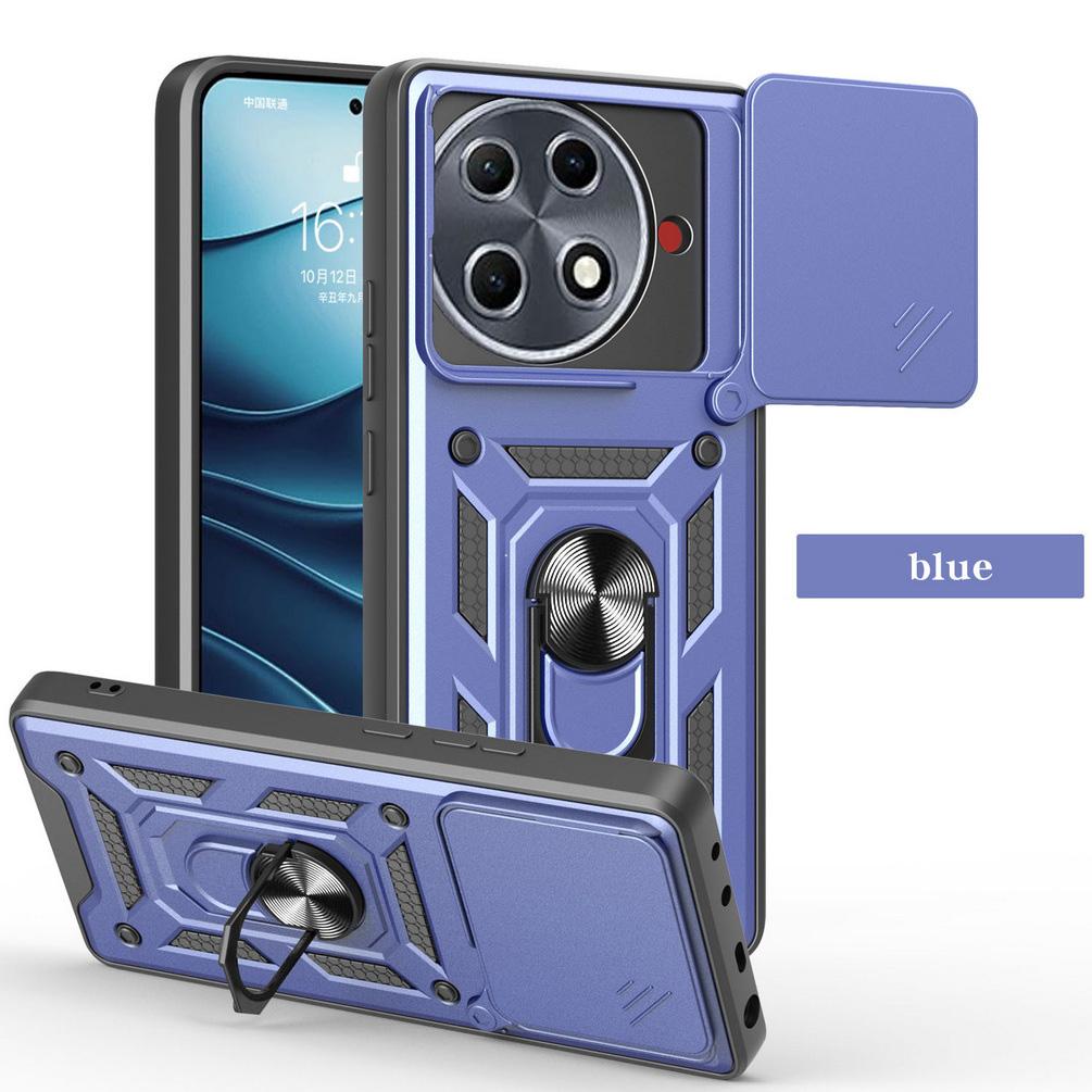Camera Protect Case for Tecno Camon 30s Pro Tecno Camon 30S Pro Armor Hybrid Metal Ring Holder Back Cover