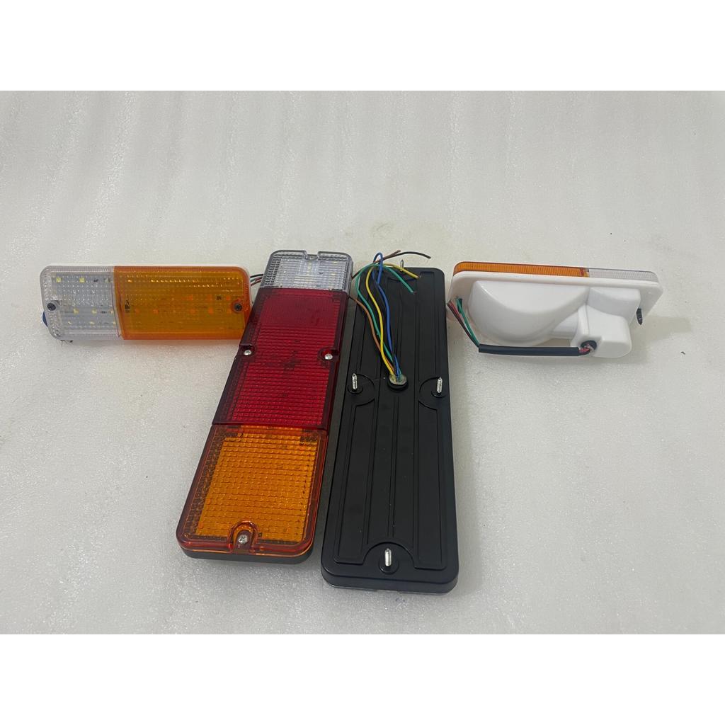Fanali Posteriori LED + Luce Paraurti Anteriore Suzuki Samurai SJ410 SJ413 Gypsy | Adatto Per