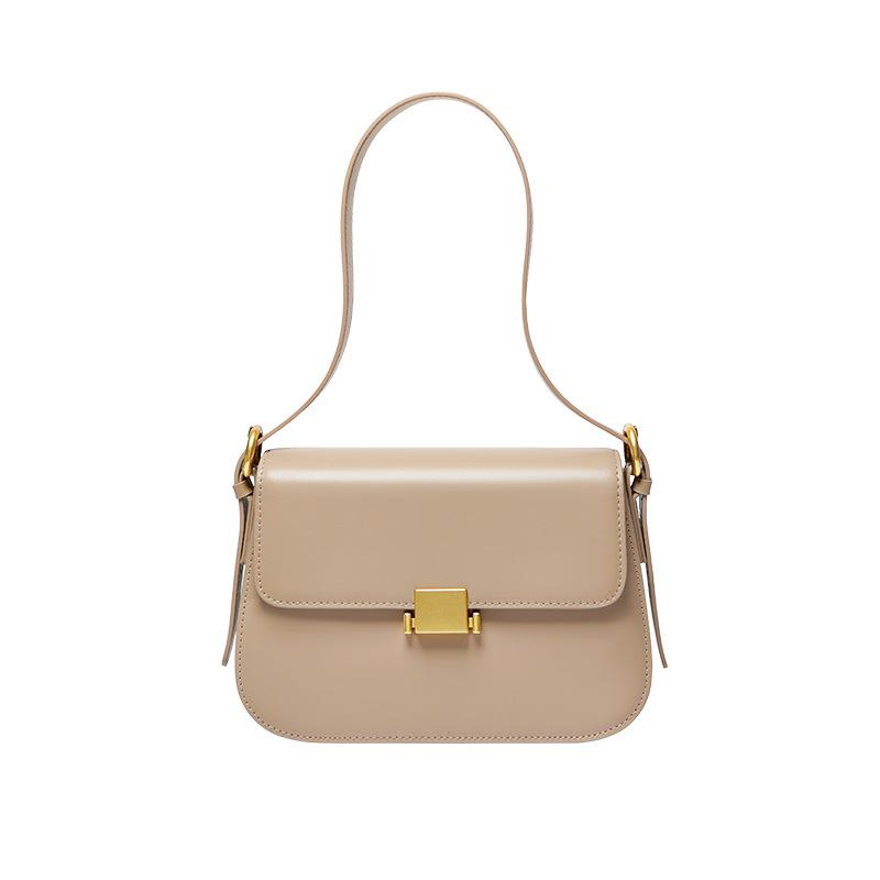 Mrs. Qiao Underarm Bag 2025 New Women's Bag Autumn Winter Crossbody Small Square Bag High-end Single Shoulder Genuine Leather Women's Bag