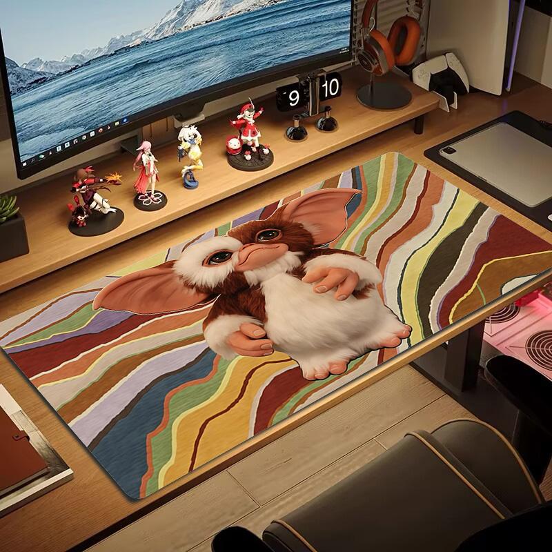 Gremlins Print Cushion Non-slip Laptop Tablet Big Mousepad XXL Mat Mini PC Playmat With Lock Edge