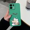 For Oppo K13 Realme 5 6 7 10 8 9 Pro Plus A5X A5 Phone Cases Candy Color Cute Cat Patterns Liquid Silicone Upgraded Shockproof Housing For Oppo Covers
