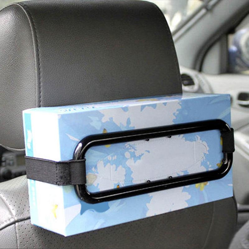 1 Stück Universeller Auto-Taschentuchhalter mit verstellbarem Riemen, Box für Servietten, Papiertücher und Taschentücher