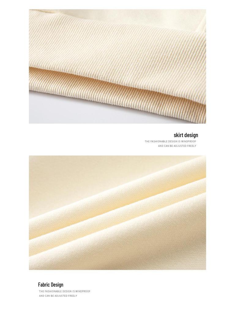 2024 American Hong Kong Style Solid Color Long Sleeve Cardigan Hoodie Sweatshirt