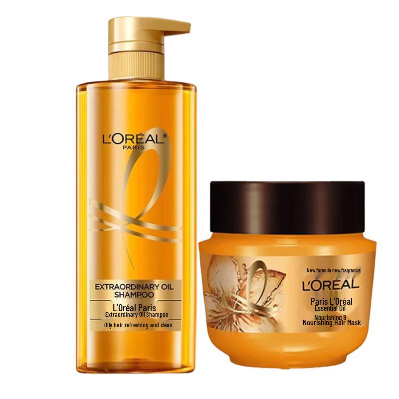 L Oréal Extraordinary Oil Smooth Shampoo & Hair Mask Duo