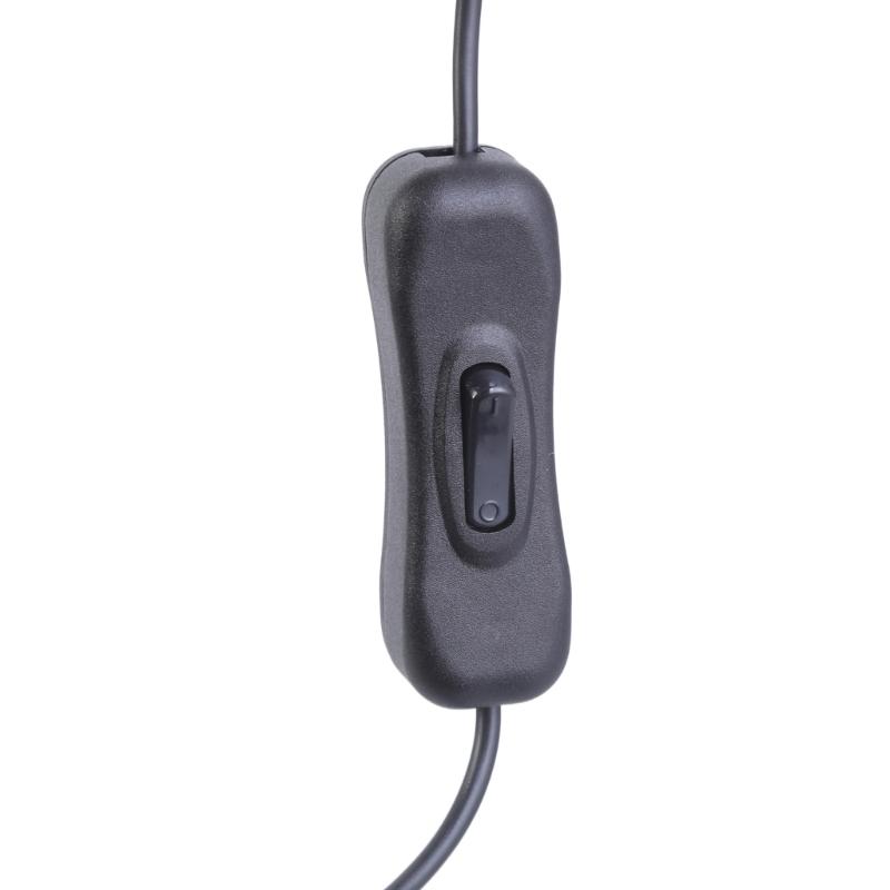 2Pin USB Male To Bare Open End 2 Cores USB 5V Quick Charging Cable with Switches for LED Light Cooling Fan Speaker