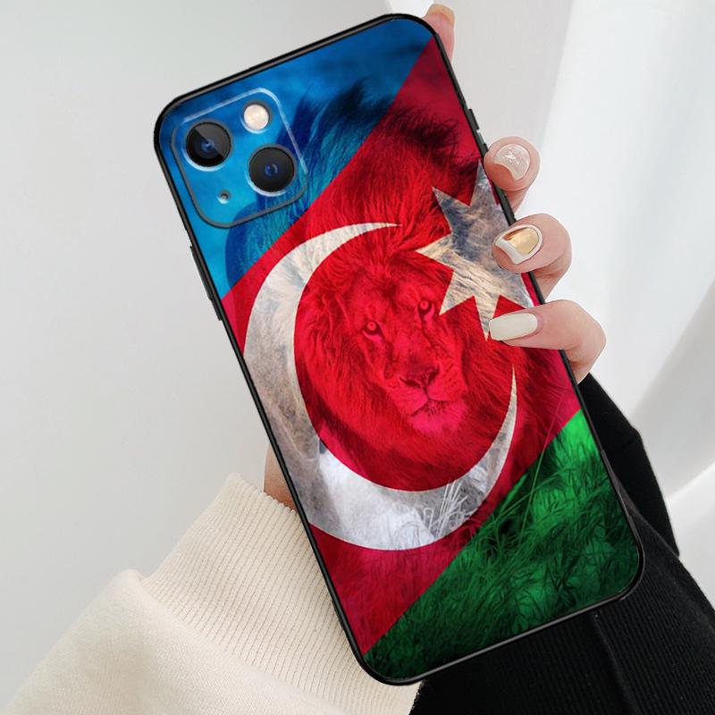 Azerbaijan Buta Flag Phone Case For iPhone 17 Pro Max 16 15 11 13 12 14 Pro Max mini 15 16 Plus 16e 17 Air Cover