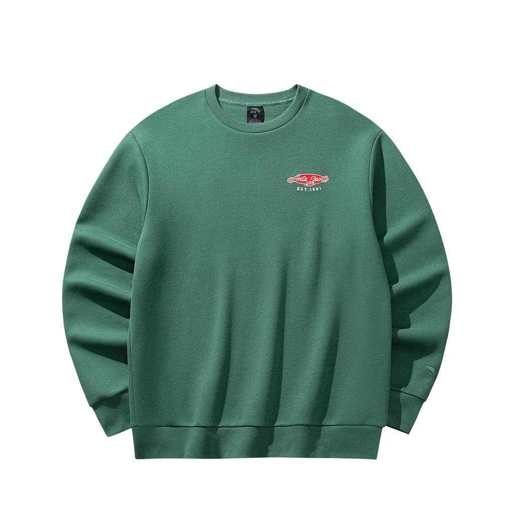 Anta Sweatshirt Men's Vintage Forest Green 152618703S-2