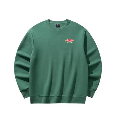 Anta Sports Lifestyle Series Pullover Sweatshirt 2026 Spring Men Sweatshirt Vintage-Forest-Green 152618703S-2