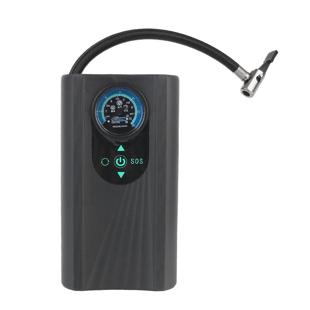 12V for Motorbike Auto Bicycle High Precision Motorcycle Tyre Inflator Electric Air Compressor Tire Accessories Quick Inflating Handheld Air Pump