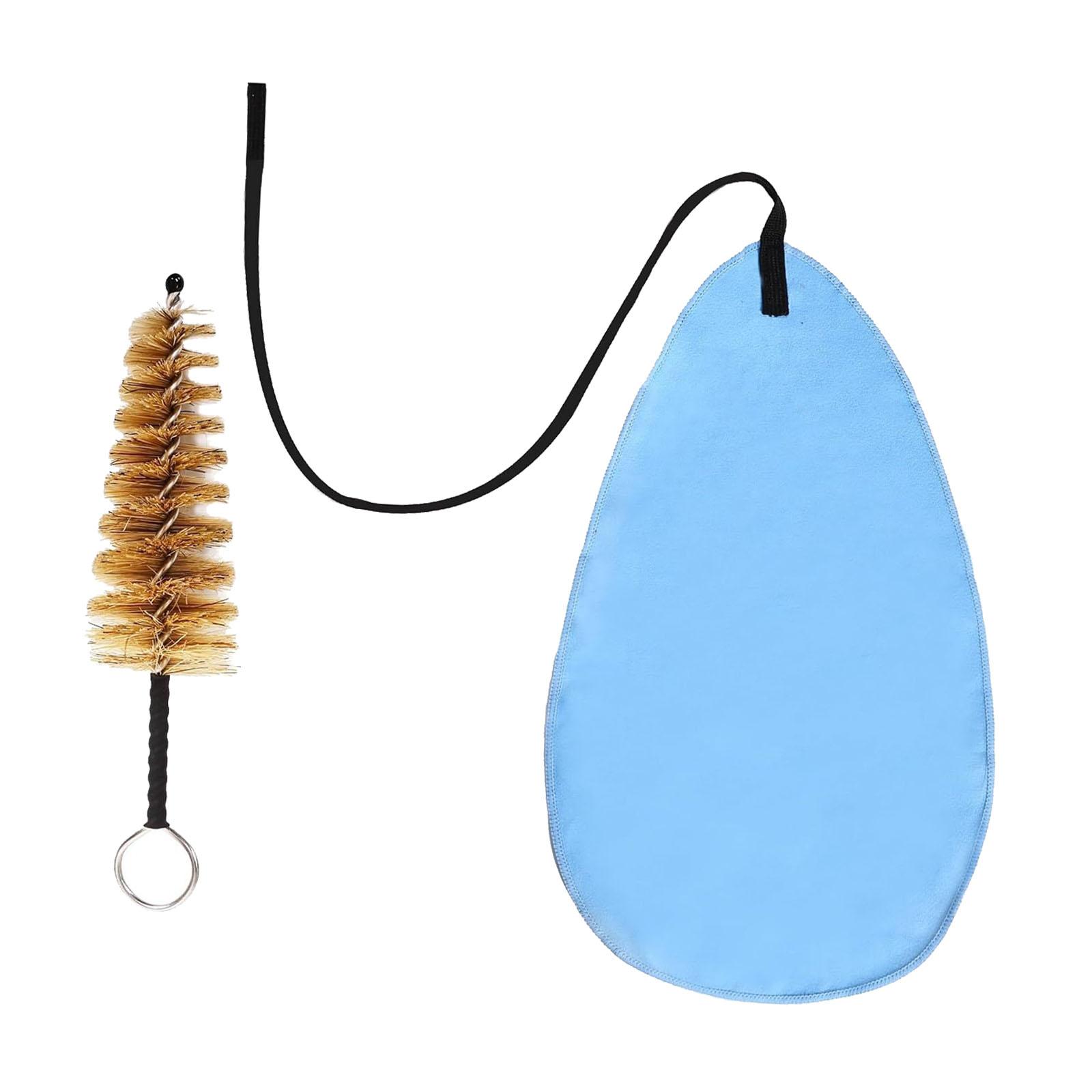 1Set Flute Cleaning Accessories Clarinet Cleaning Cloth Mouthpiece Brush Flute Clarinet Repairing and Cleaning Tool