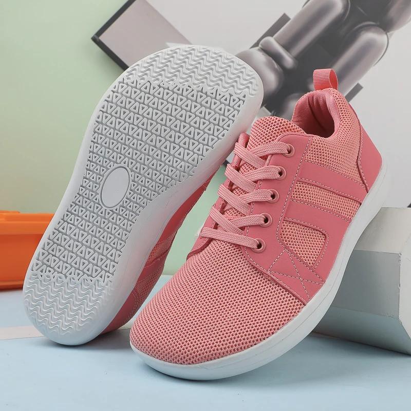 Breite Barfußschuhe für Männer und Frauen, Outdoor-Trailrunning, minimalistische Wanderschuhe, leichte und atmungsaktive Wanderschuhe