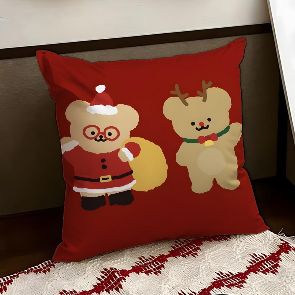 Anime QQuokka Cushion Cover Reversible Soft Durable Pillow Cover Home Car MultiScene Use for Daily Comfort