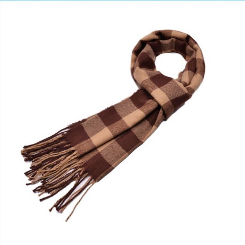 Winterschal Herrenschal Supermarktgeschenke, Dicker Schal, Echter Britischer Plaid-Thermoschal Plaid-Umfang