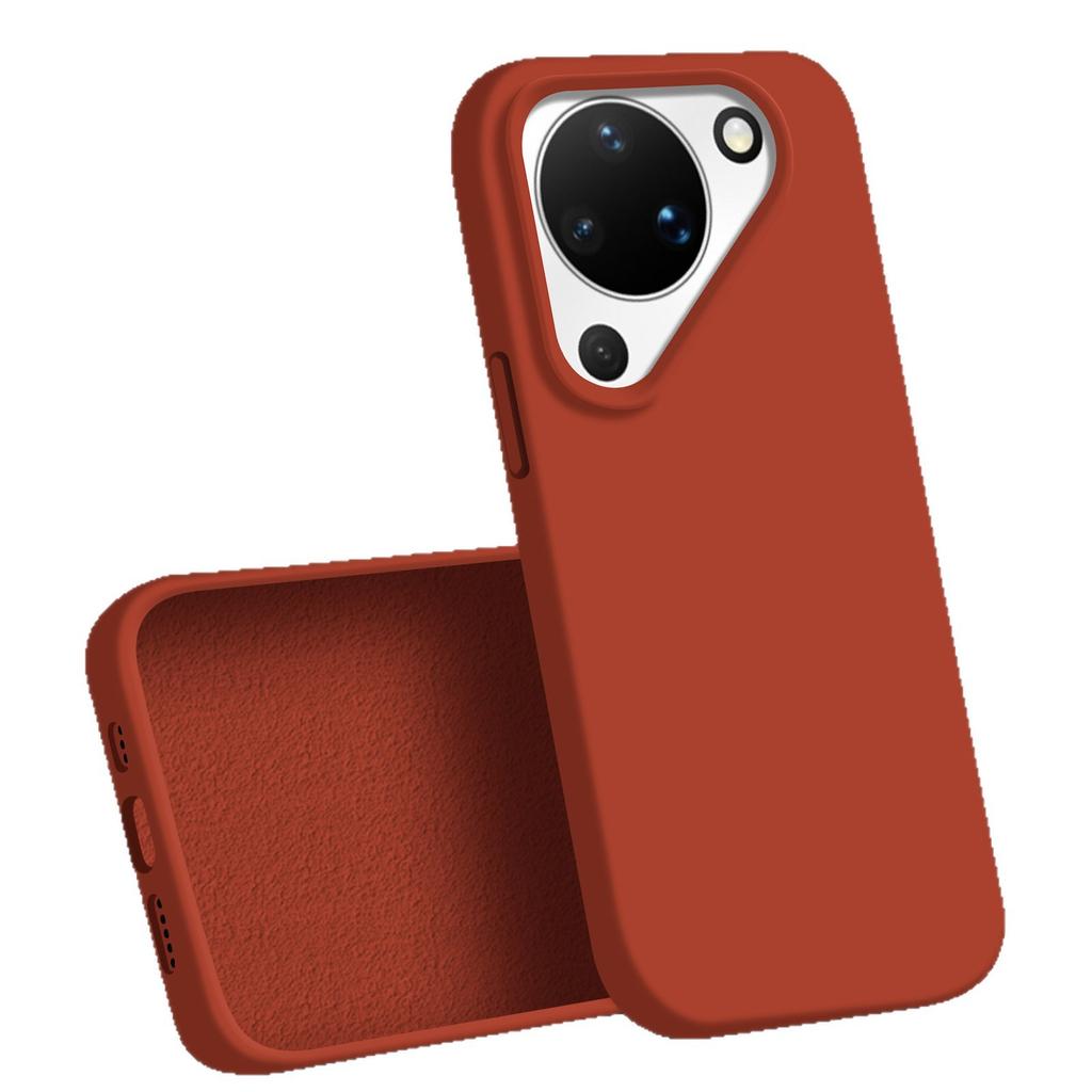 Applicable to Huawei pura90 mobile phone case, advanced sense liquid silicone promax simple anti-drop p80po large hole p70