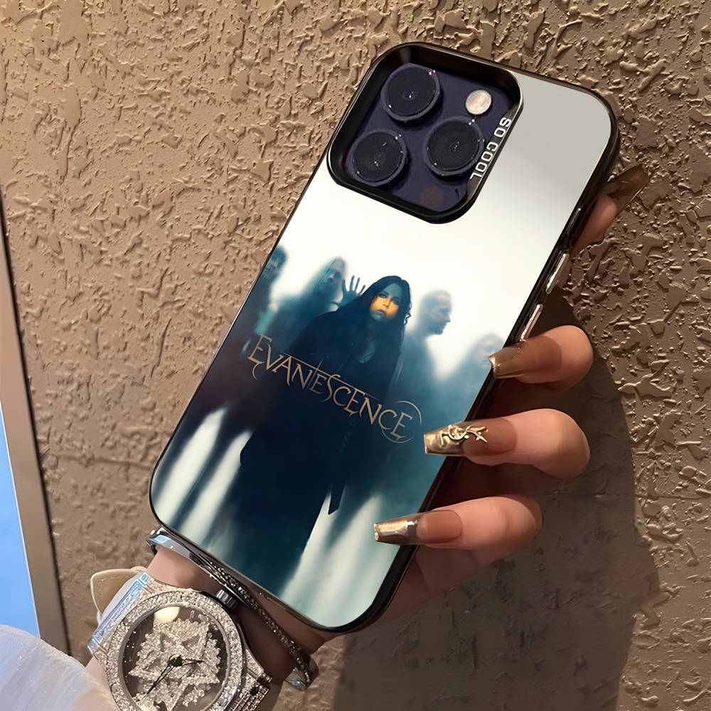 Evanescence Amy Lee For iPhone 17,16,15,14,13,12,11,Mini,Pro,E,SE4,XS,MAX Black Candy Matte Cover
