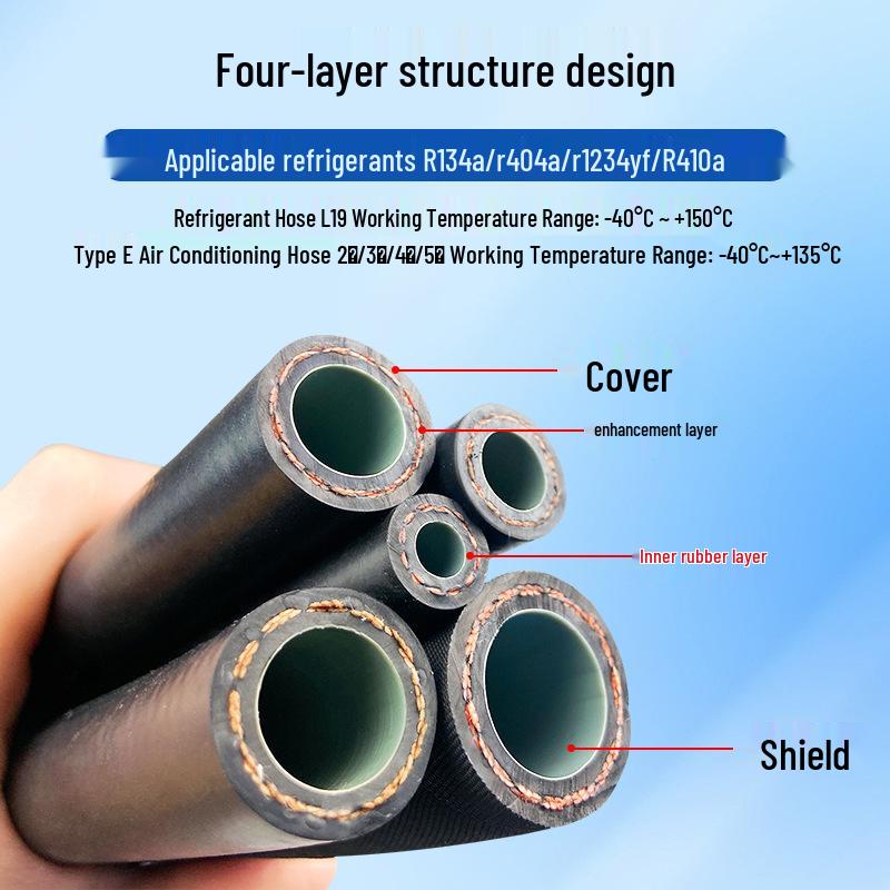 Air Conditioner Copper Connection Hose for Indoor/Outdoor Units - 1HP To 5HP Compatible, Weld-Free Design