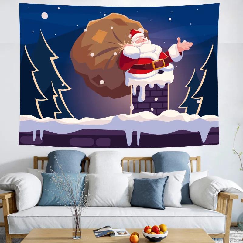 Europäischen und Amerikanischen Weihnachten Hintergrund Wand Tuch Mädchen Herz Hängen Tuch Wohnzimmer Schlafzimmer Wandteppich