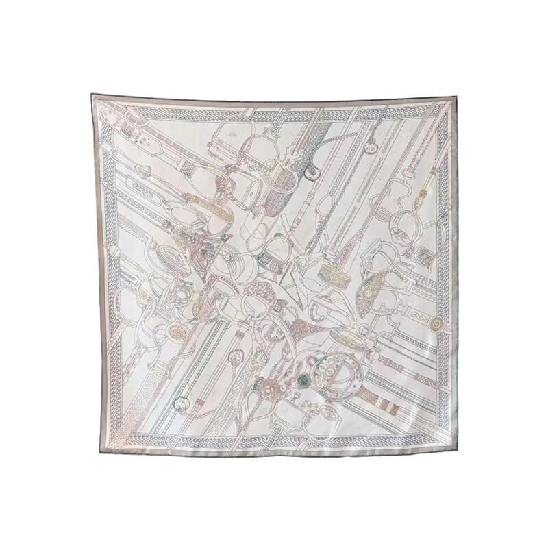 NINA SOLOR 19 Momme Twill Silk Scarf