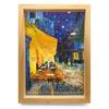 100-piece jigsaw puzzle - Cafe terrace at night (mini. crystal. picture frame), popular Korean puzzle