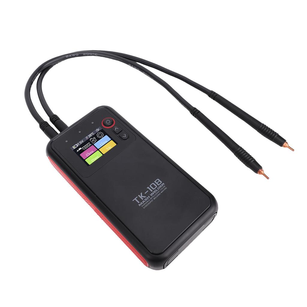 Battery Spot Welder 1.8 Inch Display Screen 5000mAh Adjustable Output Portable Spot Welding Machine for 0.1 0.25mm Ni