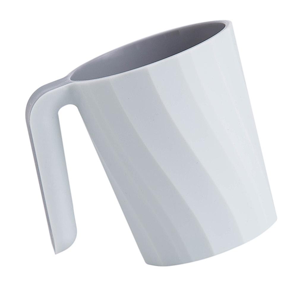 2/3 Tooth Cup Plastic Anti-slip Tooth Mug 301 To 400ml Bathroom Toothbrush Holder Washing Cup  Light Blue