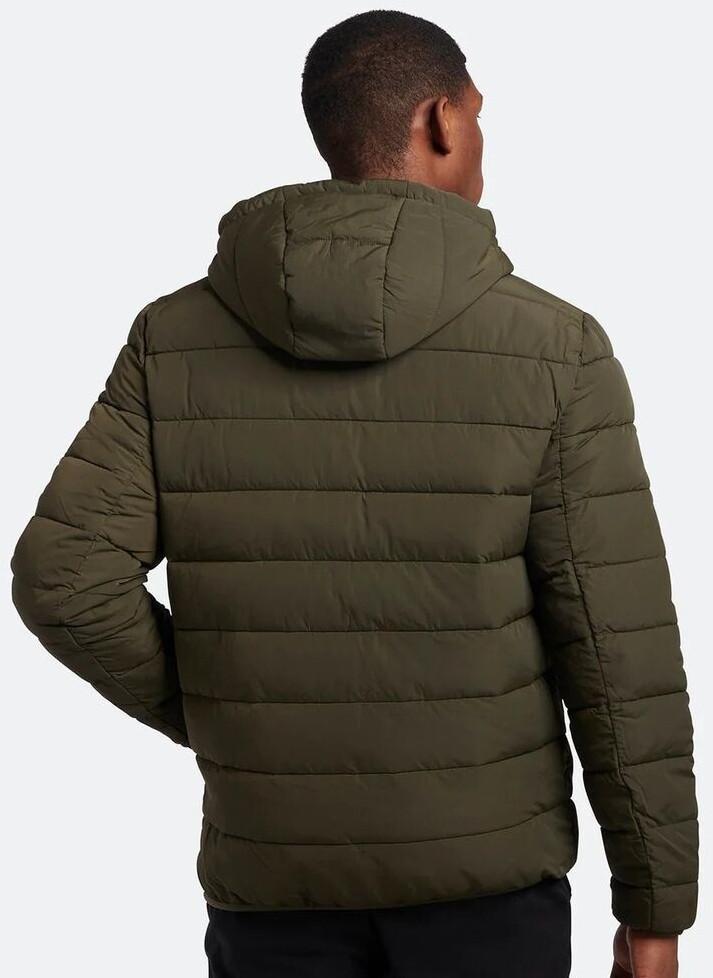 Зимняя куртка Lyle & Scott Мужская легкая куртка-пуховик (JK1546V) оливковый