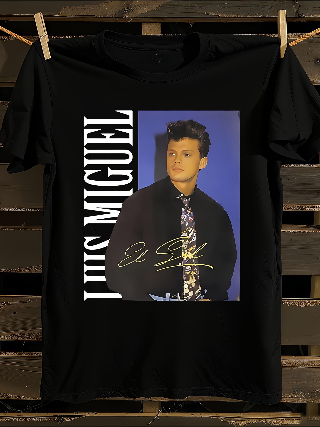 Vintage Luis Miguel Signature Logo and Iconic Portrait T-... XXXXL