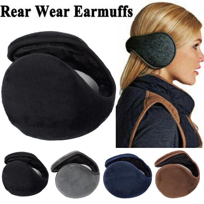 Winter Warm Fur Earmuffs For Men Women Velvet Earlap Headphones Thicken Warmer Ear Cover Outdoor Cycling Ski Plush Ear Protector