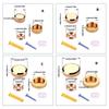 4Pieces Practical Sturdy Brass Gold Mirror Mounting Screws Easy Installation for Interior Designers and Enthusiasts