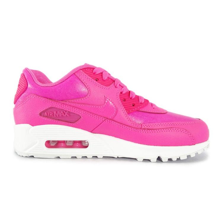(GS) Nike Air Max 90 LTR Leather 'Pink Pow' Kids' 724852-600