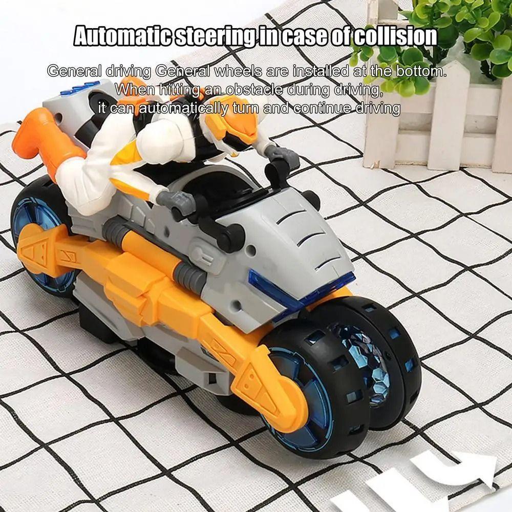 Transformable Deformation Motorcycle Toy 360 Rotating Transforming Motorcycle  Educational Fun