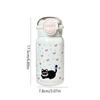 Leak-proof Thermal Water Bottle Straw Design Bouncing Insulated Tumbler Cat Thermos Cup  Student