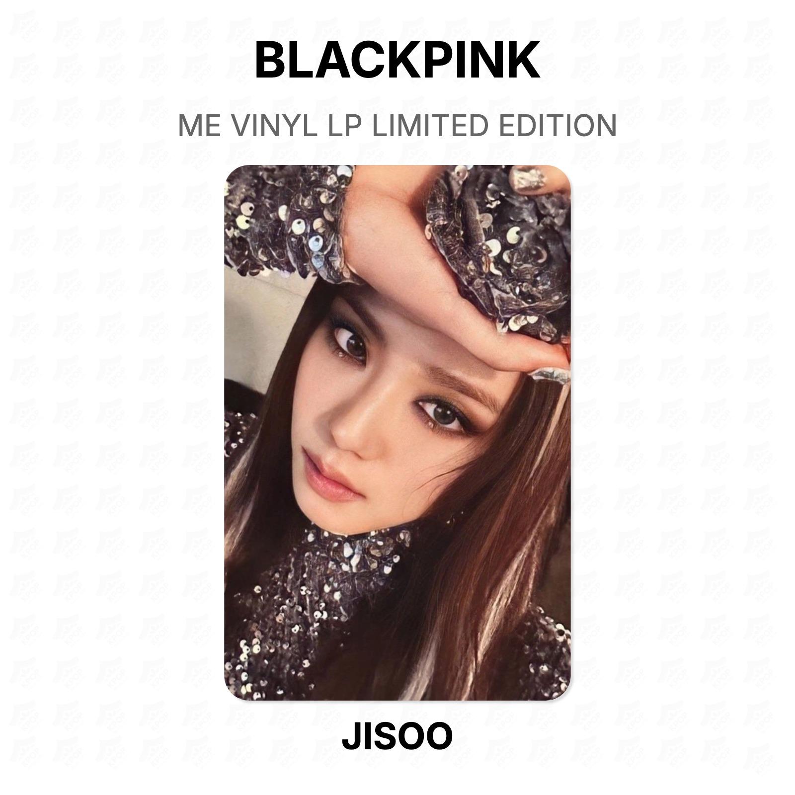 BLACKPINK ME VINYL LP LIMITED EDITION Official Photocard JISOO 02