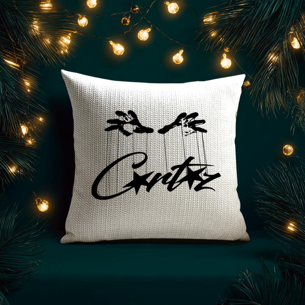 Fashion Brand C_Corteizs Pillow Case Natural Linen Organic Fabric Double-Sided Printing Breathable Perfect For Home Decor
