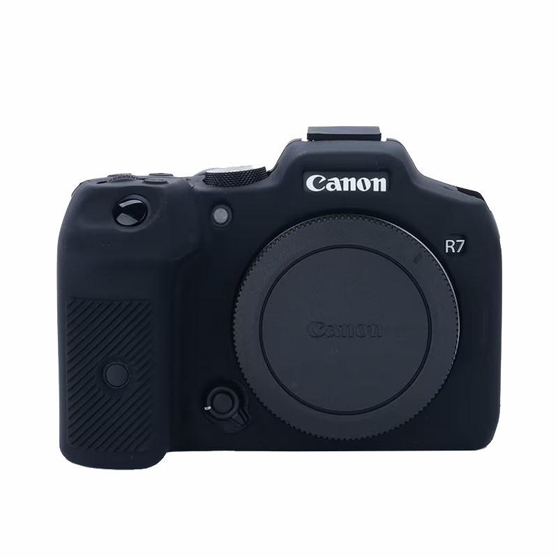 Silicone Camera Case Cover Canon EOS R7 DSLR Mirrorless Protective Soft Shell Sleeve Black Red Yellow Green