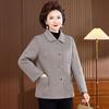 Autumn 2025 Mid-Length Jacket for Middle-Aged and Elderly Women