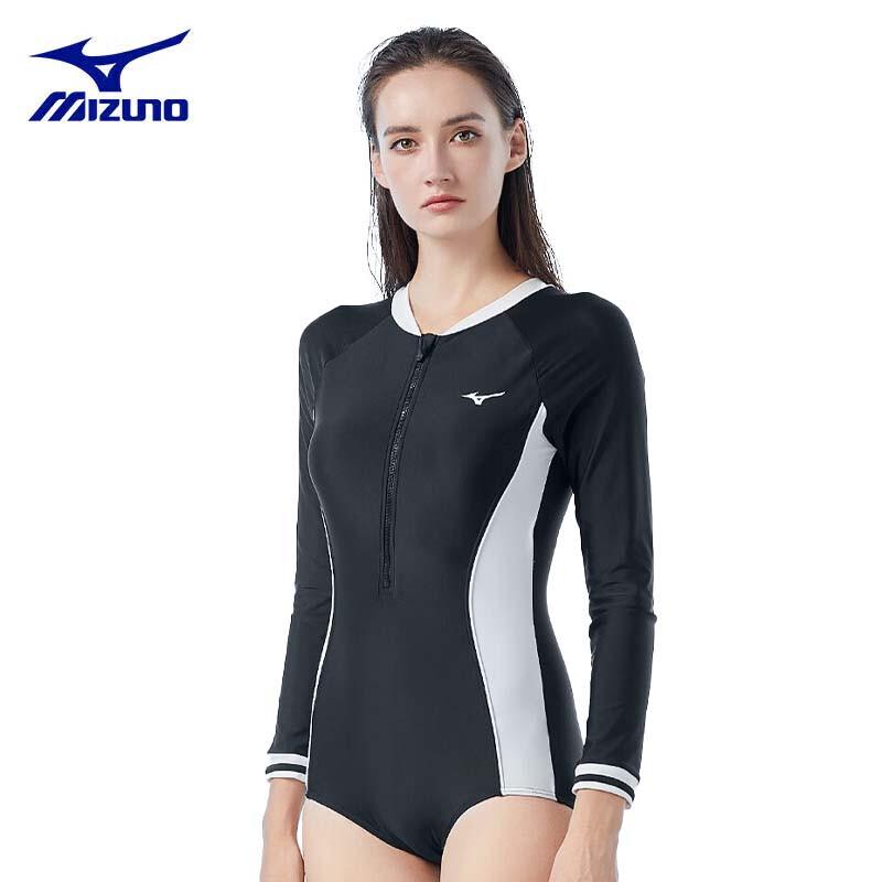 Mizuno Women s Quick-Dry Long Sleeve Training One-Piece Swimsuit 2XL