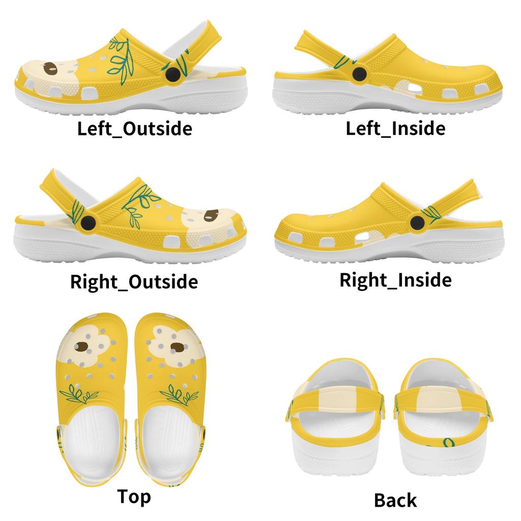Colorful Pattern EVA Clogs Unisex Comfortable Breathable Slip On Casual Shoes Soft Sole Summer Sandals Lightweight Daily Wear