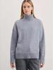 2025 Autumn/Winter High Neck Women's Solid Color Knitted Sweater European & American Style