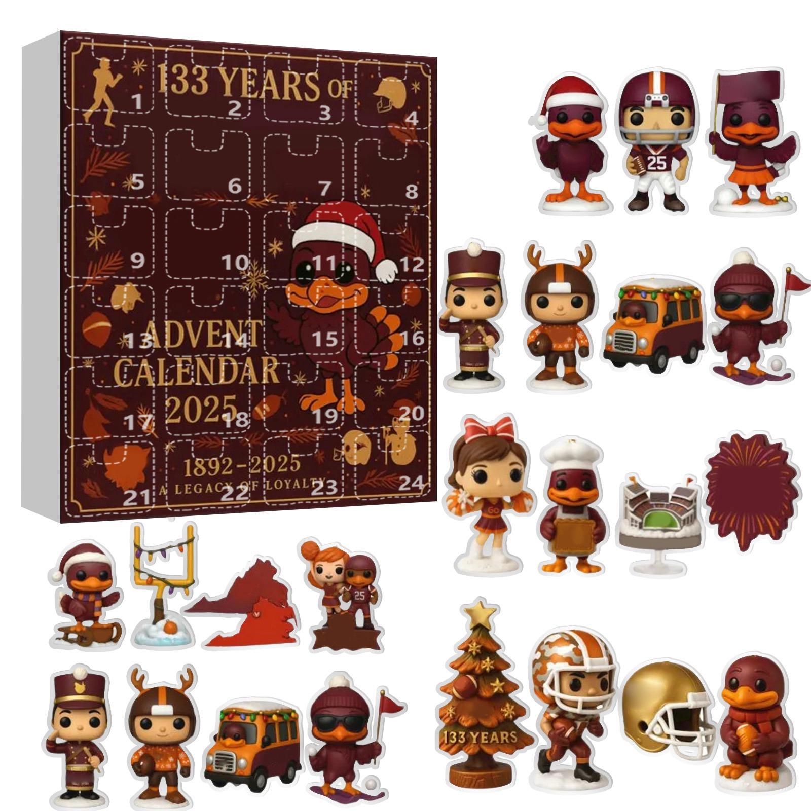 

2D Адвент-календарь включает 24 адвент-календаря, календарь обратного отсчета и коллекционные сюрпризы One Size