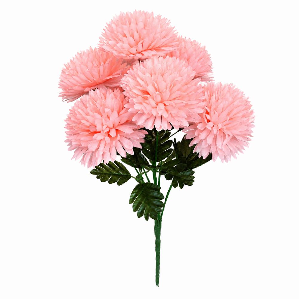 Multicolor Chrysanthemum Artificial Flower 7 Heads Decorative Flower Faux Floral Event Supplies