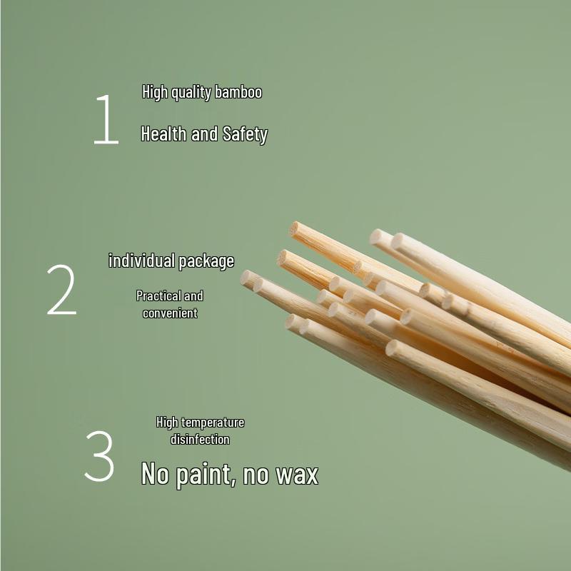 Disposable Individually Wrapped Bamboo Chopsticks