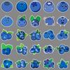 50 Blueberry Doodle Personality Cartoon Fruit Children's Gauze Hand Account Decoration Mobile Phone Case Suitcase Sticker Waterproof