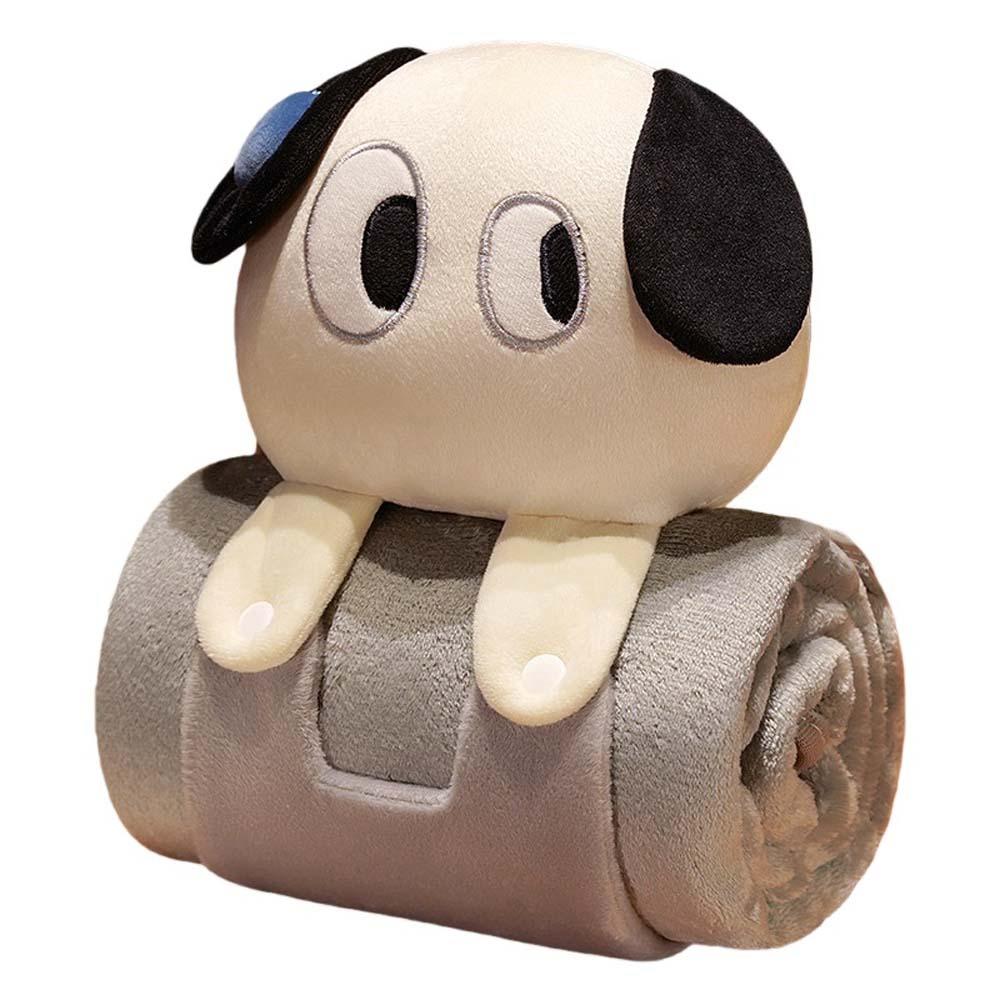 Sleep Cloak Cartoon Doll Nap Blanket Animal Doll Pillow PP Cotton Air Conditioning Blanket Puppy Cat Rabbit Cozy Swaddlings