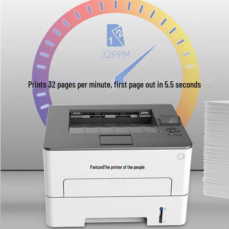 Pantum P3380DN Monochrome Laser Printer CN plug (adapter included)