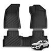 RHD for MG ZS EV 2023 2024 2025 TPE 3D Car Floor Mats Cargo Liner Pad Waterproof All Weather Accessories Black