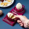 Multifunctional PP Base Egg Cutter 2 In 1 Stainless Steel Wire Pull Egg Cutter for Hanging High-quality Kitchen Accessory Tools