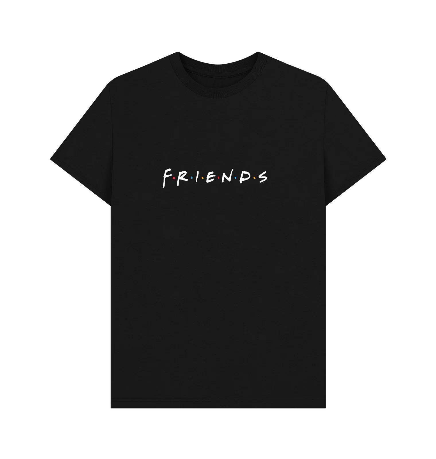 PREMIUM OFFICIAL Friends Friends Logo Unisex T-Shirt - Black M